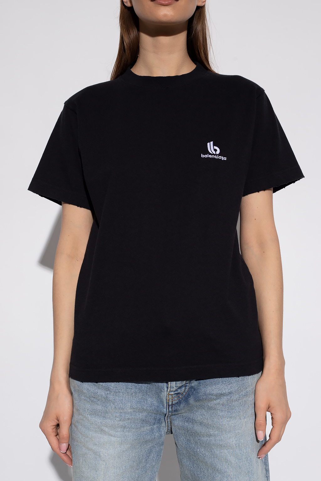 Balenciaga T-shirt with logo | Women's Clothing | Vitkac
